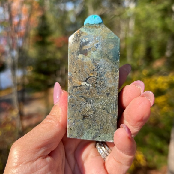 Ocean jasper (2) tower | crystal - Picture 4 of 13